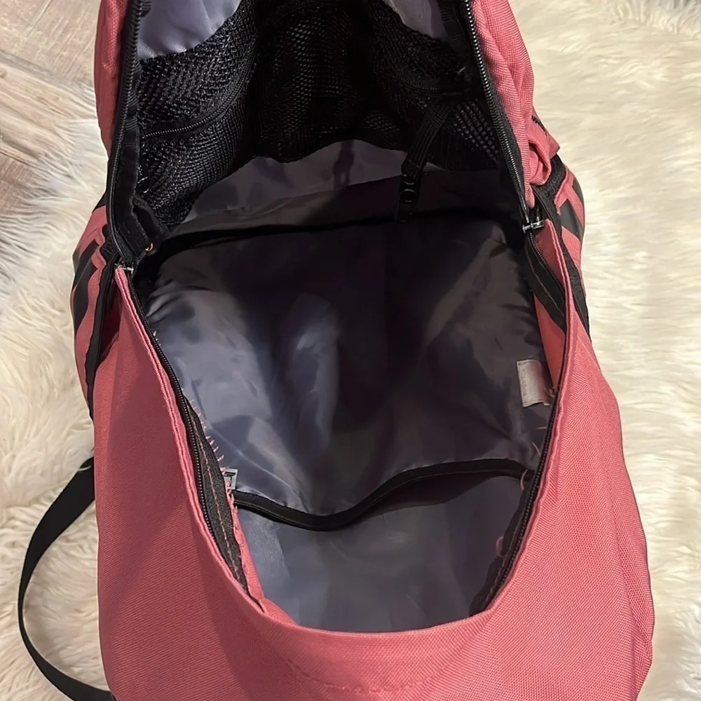 Adidas backpack book bag mauve rose pink - Picture 5 of 8